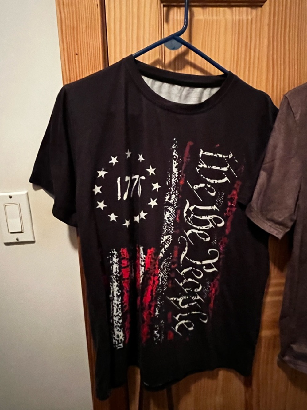 Men’s Graphic Tee with 1776 Flag Design - - Picture 2 of 5
